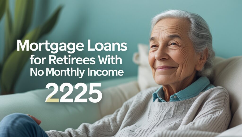 Mortgage Loans for Retirees with No Monthly Income