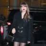 Taylor Swift Turns Heads in Plunging Black Top on Glam Nashville Girls Trip After Engagement